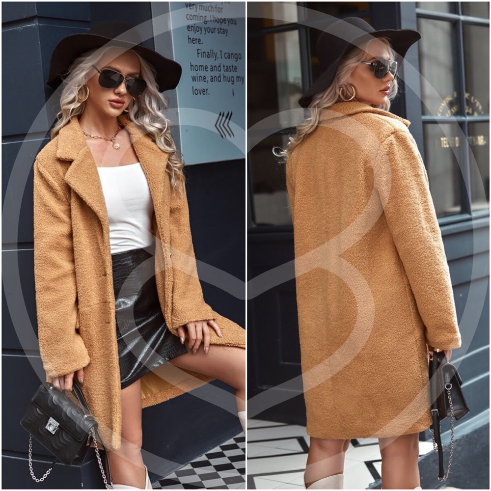 BOHO CHIC camel jacket coat - Picture 3 of 3